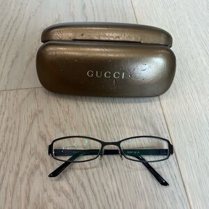 Gucci Women's Black Eyeglasses with Case